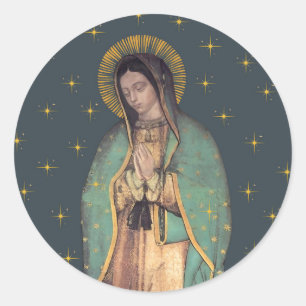 Unsere Dame Guadalupe Rundsticker Sheets Runder Aufkleber