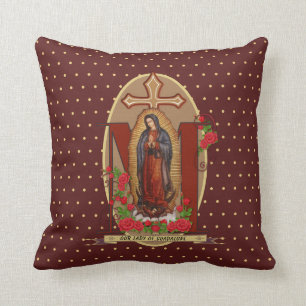 Unsere Dame Guadalupe Santa Maria Spanische Jungfr Kissen