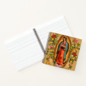 Unsere Dame Guadalupe Santa Maria Spanische Jungfr Notizblock (Innenseite)