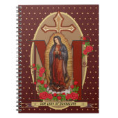 Unsere Dame Guadalupe Santa Maria Spanische Jungfr Notizblock (Vorderseite)