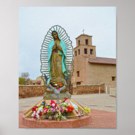 Unsere Dame Guadalupe Shrine, Santa Fe, New Mexico Poster