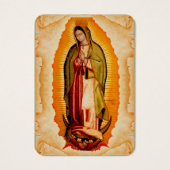 Unsere Dame Guadalupe Spanische Beerdigung Heilige (Vorderseite)
