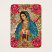 Unsere Dame Guadalupe Spanische Beerdigung Heilige (Vorderseite)