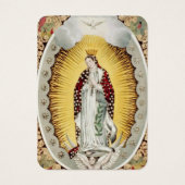 Unsere Dame Guadalupe Spanische Beerdigung Heilige (Vorderseite)