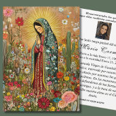 Unsere Dame Guadalupe Spanische Beerdigung Heilige