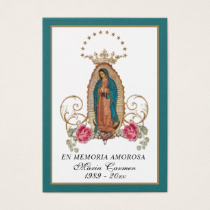 Unsere Dame Guadalupe Spanische Beerdigung Heilige