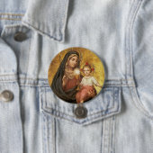 Unsere Dame Help des gesegneten Sakraments w/Jesus Button (Beispiel)