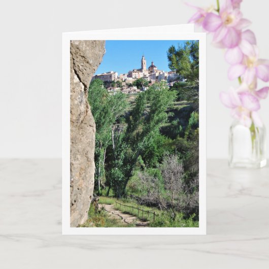 Unsere Dame in der Kirche von Los Angeles, Chelva, Karte (Orchidee)