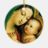 unsere Dame Keramik Ornament (Vorne)