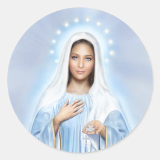 Unsere Dame Medjugorje Umschlag Aufkleber Stickers