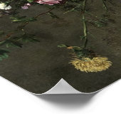 Unsere Dame mit Blume Heilige Kunst Poster (Ecke)