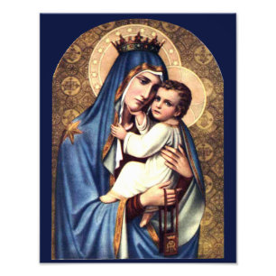 UNSERE DAME OF DAS KARMEL FOTODRUCK