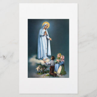 Unsere Dame Of Fatima Stationary Briefpapier