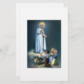 Unsere Dame Of Fatima Stationary Briefpapier (Vorne/Hinten)