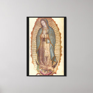UNSERE DAME OF GUADALUPE 30x45 NATÜRLICH AUF Leinwanddruck