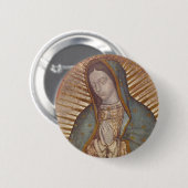 UNSERE DAME OF GUADALUPE BUTTON (Vorne & Hinten)