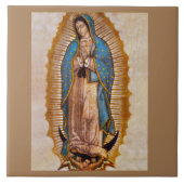 UNSERE DAME OF GUADALUPE FLIESE (Vorderseite)