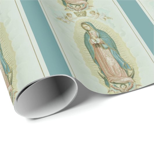 Unsere Dame Of Guadalupe Geschenkpapier (Rolleneckpunkt)