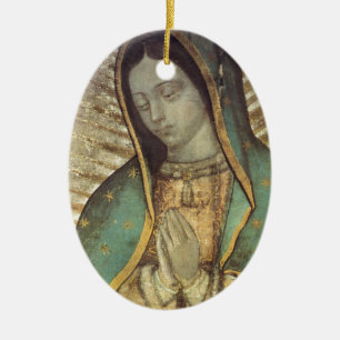 UNSERE DAME OF GUADALUPE KERAMIKORNAMENT