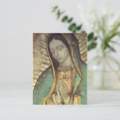 UNSERE DAME OF GUADALUPE POSTKARTE (Stehend Vorderseite)