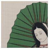 Unsere Dame Of Guadalupe Stoff (Nahaufnahme)