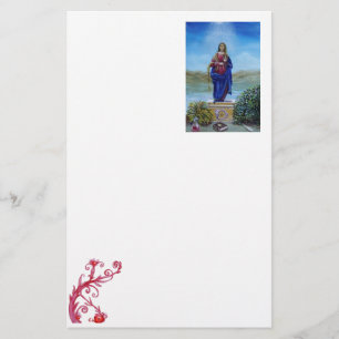 UNSERE DAME OF LIGHT Madonna der Unbefleckter Briefpapier