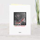 Unsere Dame Of Peace Karte (Rückseite)