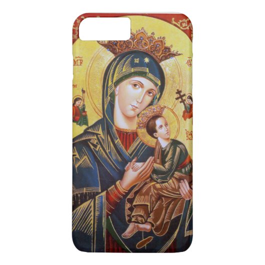 UNSERE DAME OF PERPETUAL HELP ICON Case-Mate iPhone HÜLLE (Rückseite)