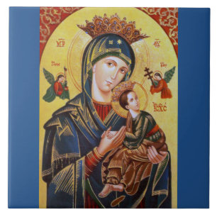 UNSERE DAME OF PERPETUAL HELP ICON FLIESE