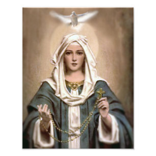 UNSERE DAME OF THE ROSARY FOTODRUCK