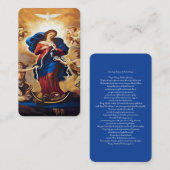 Unsere Dame ohne Knochen Begleitkarte (Vorne/Hinten)