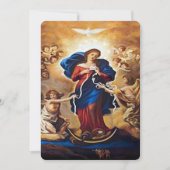 Unsere Dame ohne Knochen Feiertagskarte (Vorderseite)