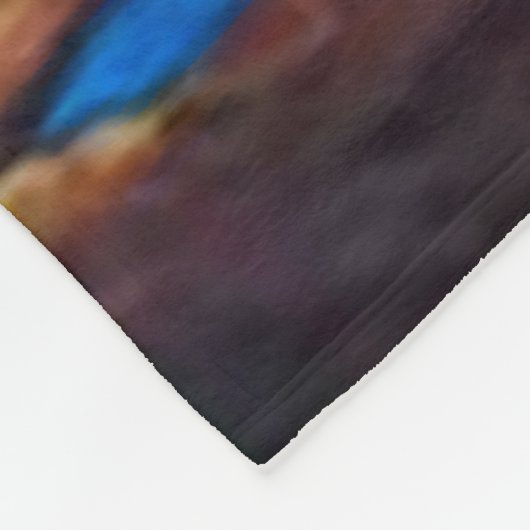 Unsere Dame ohne Knochen Fleecedecke (Ecke)