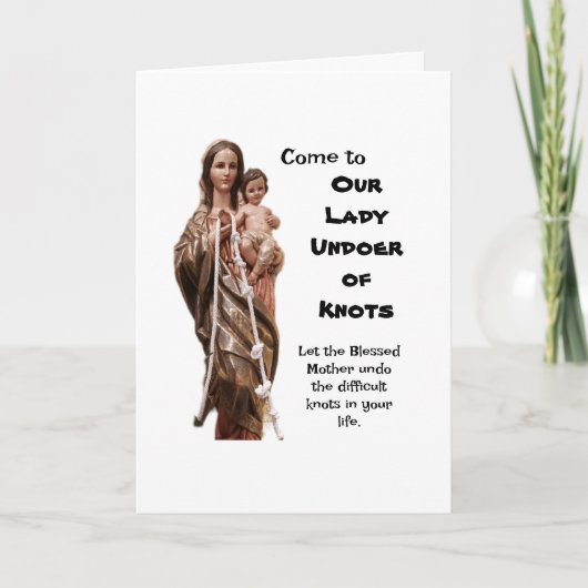 Unsere Dame ohne Knochen Karte (Vorderseite)