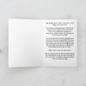 Unsere Dame ohne Knochen Karte (Innenseite)