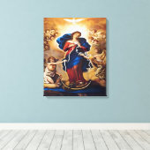 Unsere Dame ohne Knochen Leinwanddruck (Insitu (Holzboden))