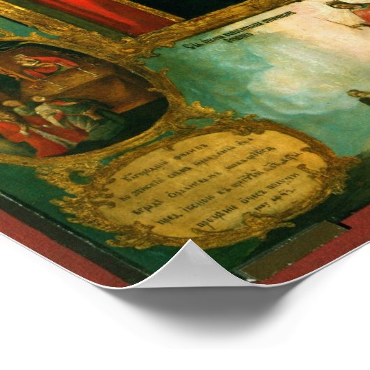 Unsere Dame Pochaev Poster (Ecke)