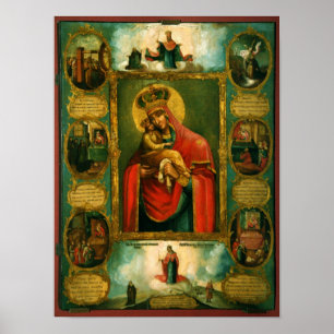 Unsere Dame Pochaev Poster