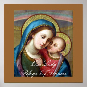 UNSERE DAME REFUGE OF SINNERS POSTER