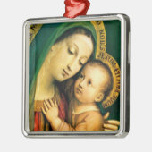 unsere Dame Silbernes Ornament (Links)