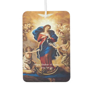Unsere Dame Undoer des Gebets der Knochen Autolufterfrischer