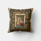 Unsere Dame vom Karmel mit Baby Jesus Kissen (Rückseite)