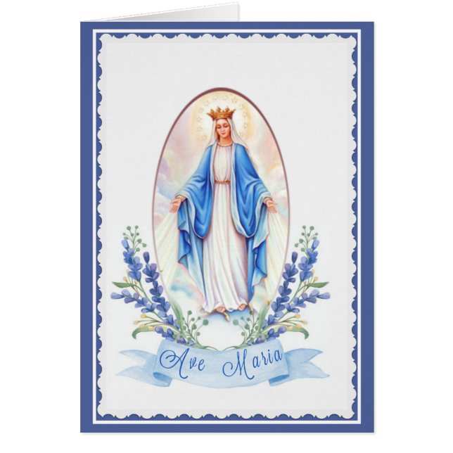 Unsere Dame von Anmut-Jungfrau-Mary-Blumen (Vorne)