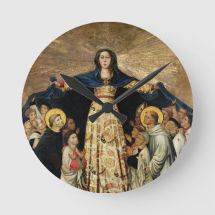Unsere Dame von Anmut und die Meister des Runde Wanduhr
