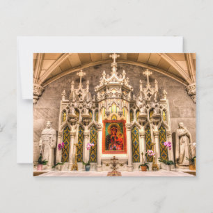 Unsere Dame von Czestochowa Altar NY Postkarte
