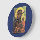 Unsere Dame von Czestochowa Große Wanduhr (Winkel)