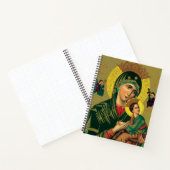 unsere Dame von ewiger Hilfe 3 Ringbinder Notizblock (Innenseite)