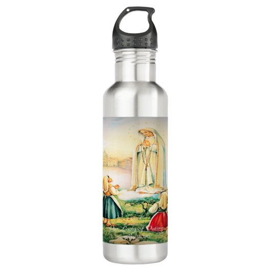 Unsere Dame von Fatima 1917 Edelstahlflasche (Vorderseite)