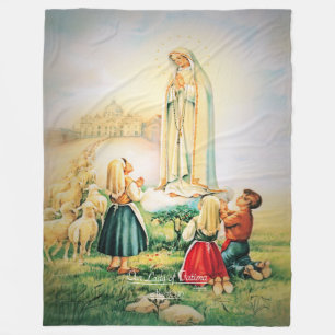 Unsere Dame von Fatima 1917 Fleecedecke