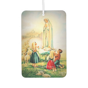 Unsere Dame von Fatima Angel Theologian Gebet Autolufterfrischer